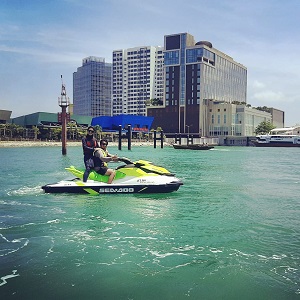 Jet Ski Adventure Batam  WarWir in  Cipta Land  Beach  (FUN RIDE)