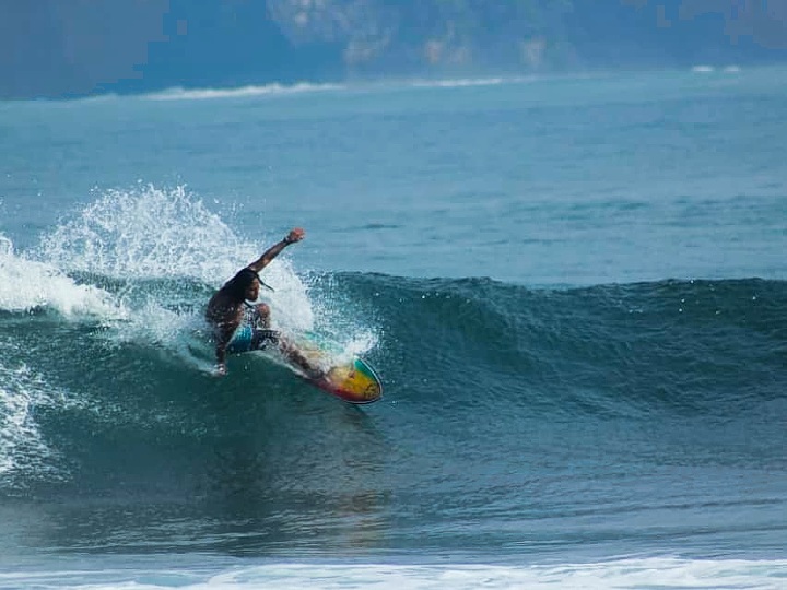 Surfing @Sawarna