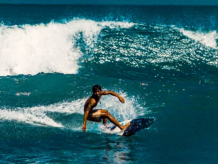 Surfing @Sawarna