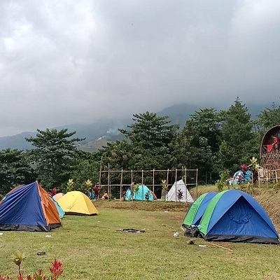 Camp Ground Lembah Salak Curug Putri Pelangi