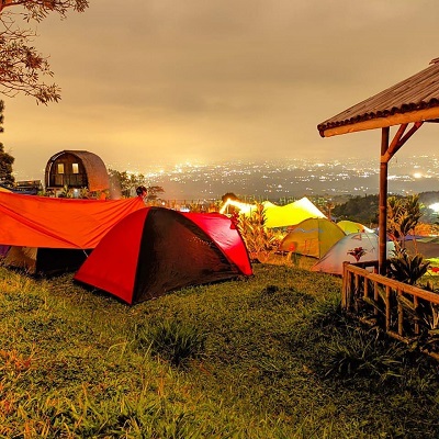 Camp Ground Lembah Salak Curug Putri Pelangi