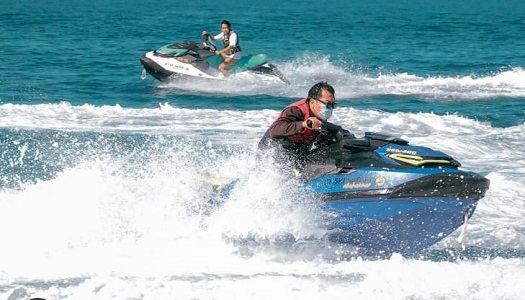 Jetski Pulau Kodingareng Keke - Pulau Samalona