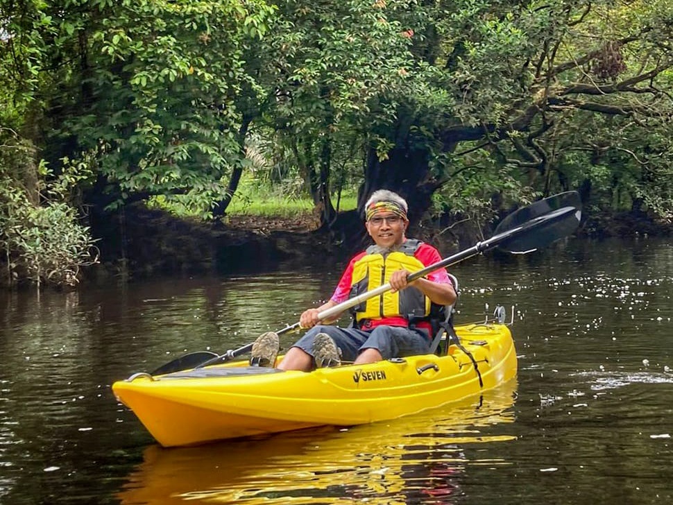 Kayak Buluh Cina